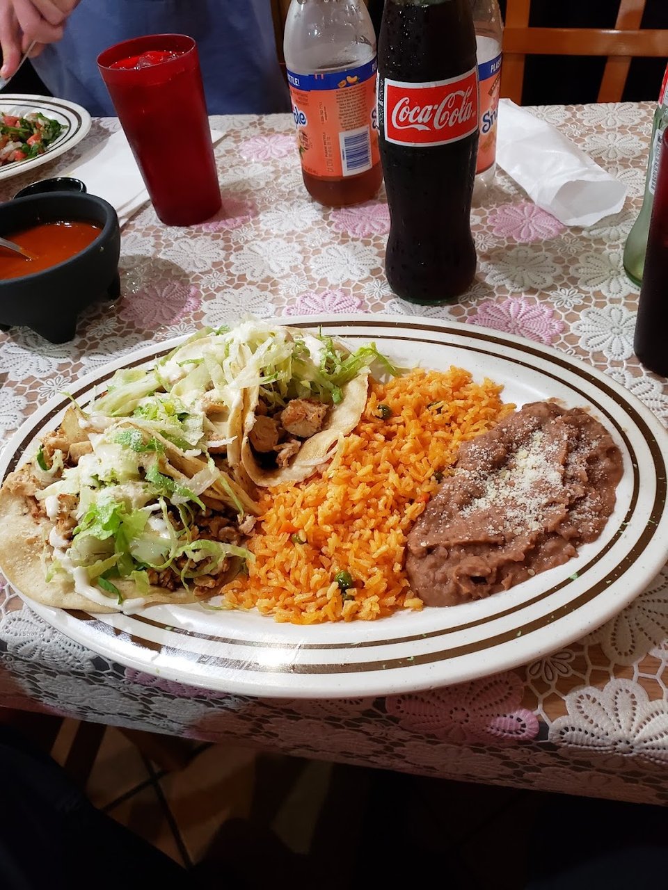 Mexican Rice & Refried Beans
